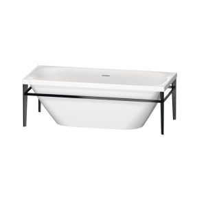 DURAVIT XVIU 700443000B20000 WANNA 180X80 CM, STELAŻ CZARNY MAT