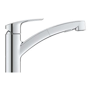  GROHE EUROSMART 30305001 BATERIA KUCHENNA Z WYCIĄGANĄ WYLEWKĄ, CHROM