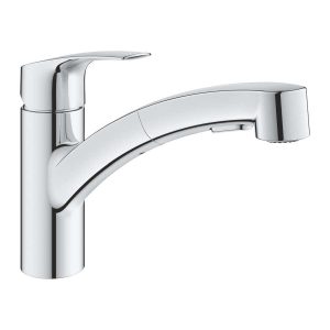 GROHE EUROSMART 30305001 BATERIA KUCHENNA Z WYCIĄGANĄ WYLEWKĄ, CHROM