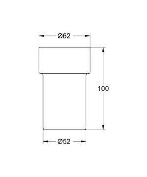 GROHE ALLURE 40254000 SZKLANKA