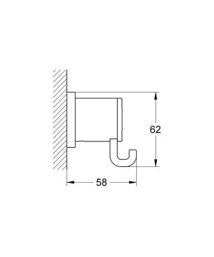 GROHE ALLURE 40284000 HACZYK , CHROM