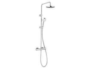 KLUDI DUAL SHOWER SYSTEM 680940500 ZESTAW NATRYSKOWY TERMOSTATYCZNY ,CHROM