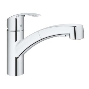 GROHE EUROSMART 30305001 BATERIA KUCHENNA Z WYCIĄGANĄ WYLEWKĄ, CHROM