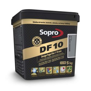 SOPRO DF10 FUGA, KOLOR BETONOWOSZARY 14, 5 KG, PO TERMINIE