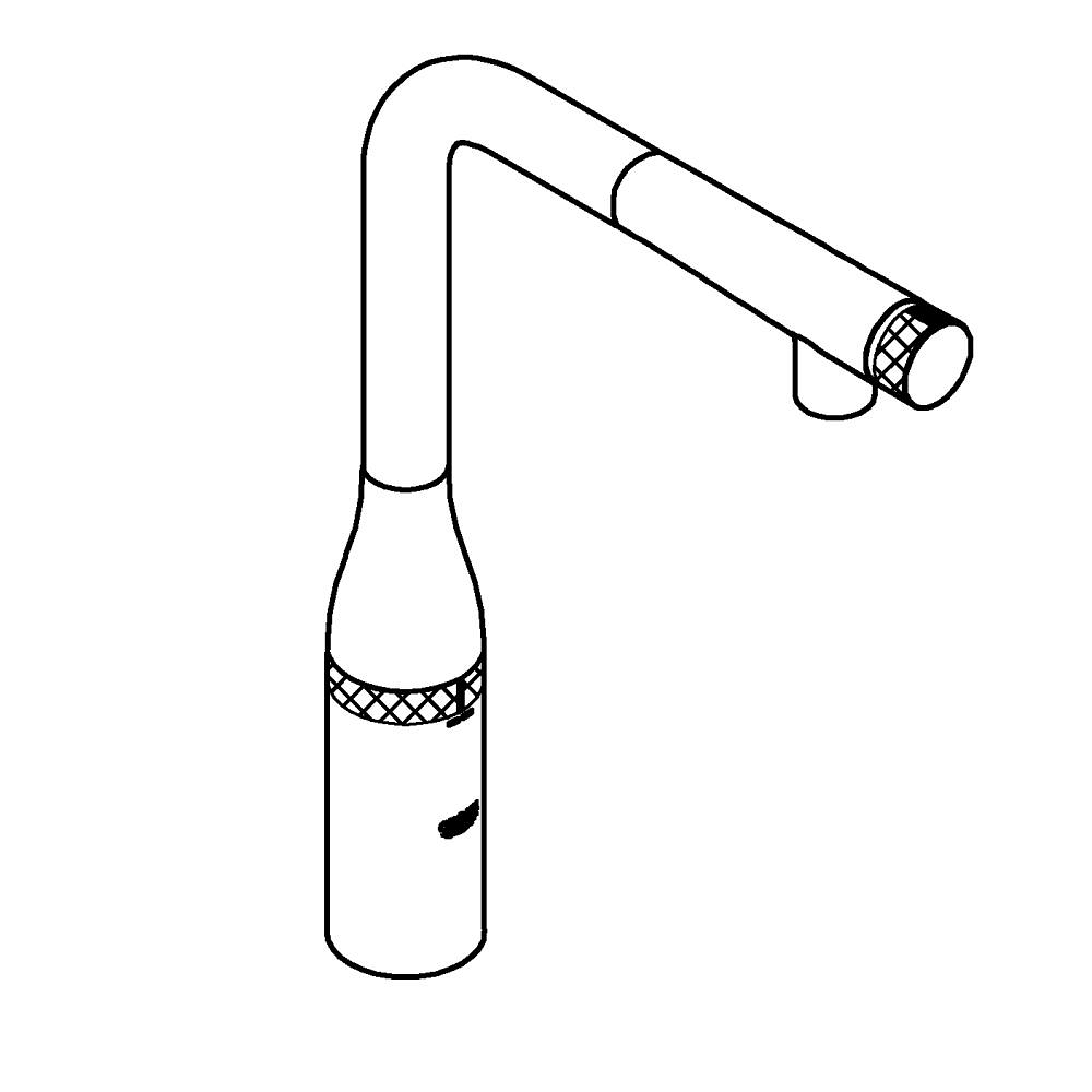GROHE ESSENCE 31615000 BATERIA ZLEWOZMYWAKOWA Z&nbsp;FUNKCJĄ SMARTCONTROL, CHROM