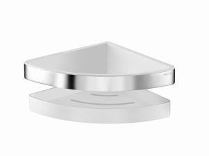 KEUCO INDUSTRIE 14 41457010000 KOSZYK POD PRYSZNIC PÓŁOKRĄGŁY 18X18 CM, CHROM
