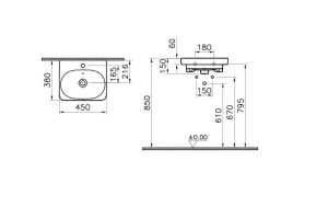 VITRA NEST 5680B003-0001 UMYWALKA 45X38