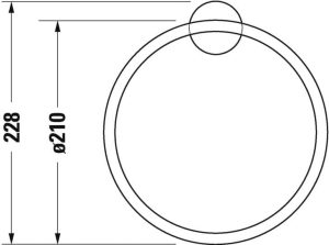 DURAVIT STARCK T 0099474600 WIESZAK NA RĘCZNIK, CZARNY MAT