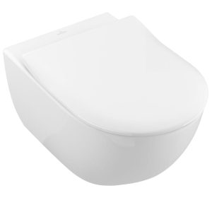 VILLEROY & BOCH SUBWAY 2.0 5614R201 MISKA WC WISZĄCA BEZRANTOWA Z 9M78S101 DESKĄ WOLNOOPADAJĄCĄ 56X37