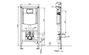 VILLEROY&BOCH VICONNECT 92246100 STELAŻ PODTYNKOWY 52,5X112