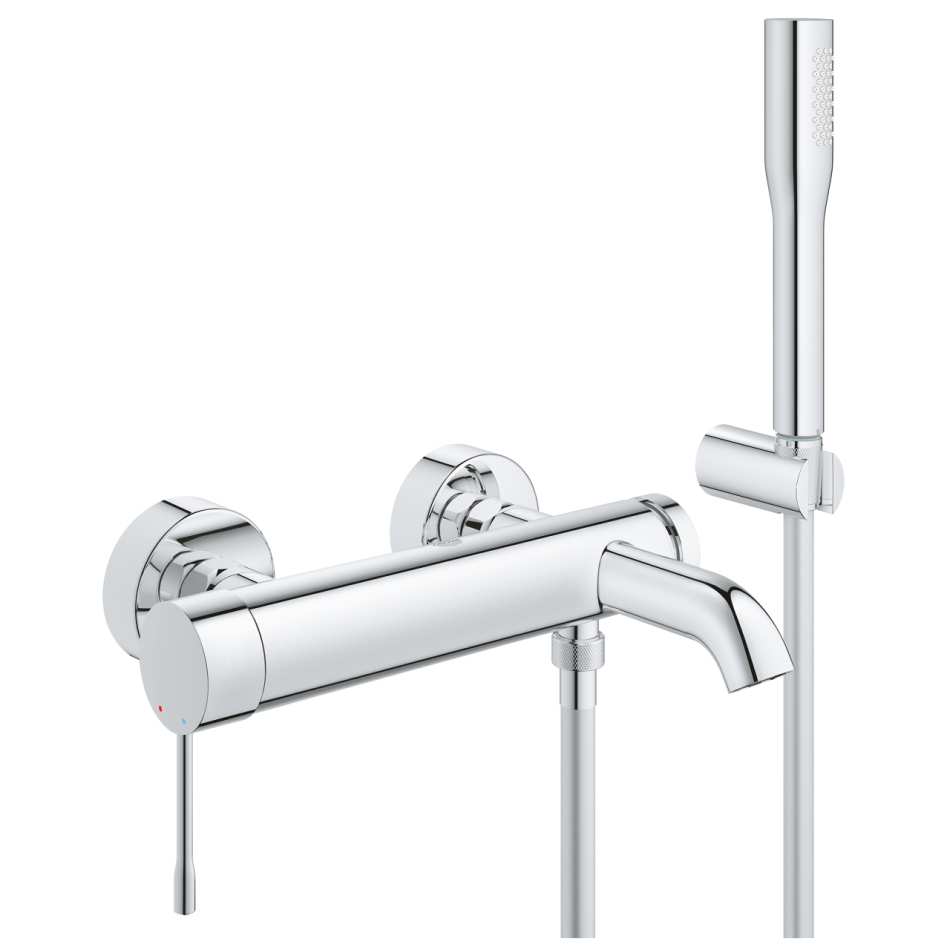 GROHE ESSENCE 33628001 BATERIA WANNOWO-PRYSZNICOWA Z&nbsp;ZESTAWEM PRYSZNICOWYM , CHROM