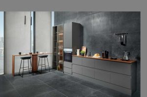 CERAMICA LIMONE BLUE MOON BLACK SOFT PŁYTKA GRESOWA 90X90