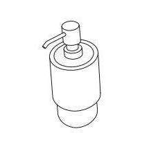 CIELO ACDINM DOZOWNIK BIAŁE SZKŁO Z&nbsp;CZARNYM DYSPENSEREM