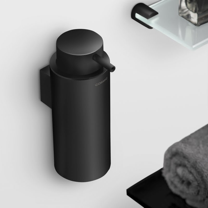 COSMIC LOGIC 2263604, DOZOWNIK DO&nbsp;MYDŁA ŚCIENNY, SOFT BLACK