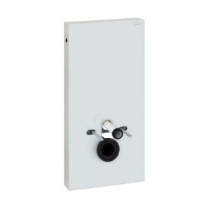 GEBERIT 131.021.SI.5 MONOLITH DO WC WISZĄCEGO H=101X48,5 SZKŁO BIAŁE / ALUMINUM