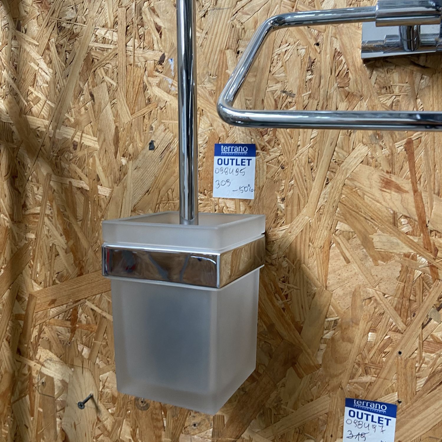 OUTLET: DURAVIT 0099571000 KARREE, SZCZOTKA WC, CHROM