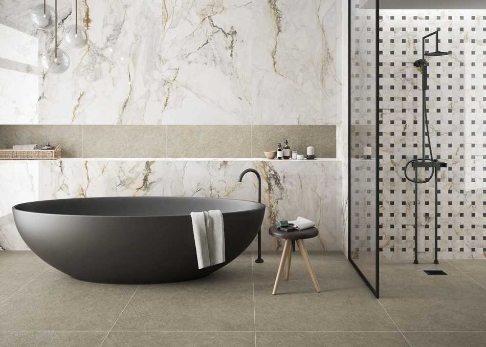 CERAMICA LIMONE SOFIA GOLD MAT PŁYTKA GRESOWA 90X90