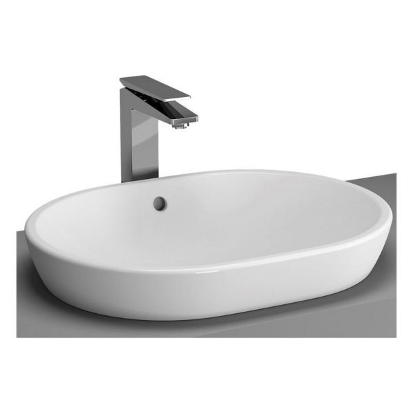 OUTLET: VITRA 5942B003-0012 METROPOLE, UMYWALKA NABLATOWA, OWALNA, 60X46 CM