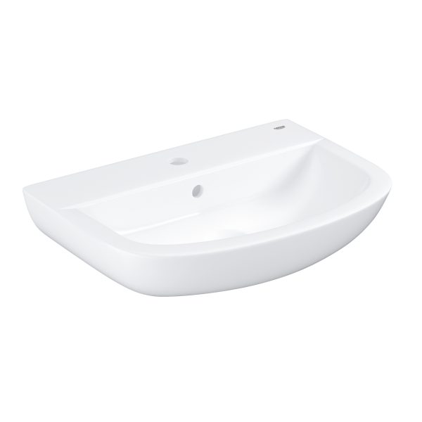 GROHE BAU CERAMIC 39440000 UMYWALKA WISZĄCA 55 CM, MONTAŻ ŚCIENNY, Z&nbsp;1 OTWOREM, Z&nbsp;PRZELEWEM