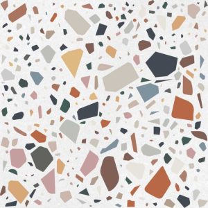 QUINTESSENZA CONFETTI BIANCO MULTICOLOR CNF105M PŁYTKA GRESOWA 18,6X18,6