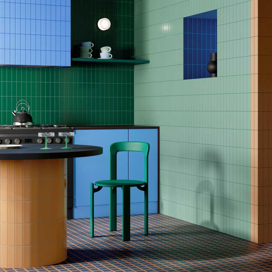 QUINTESSENZA FARGBLOCK MENTA LUCIDO FGB106L PŁYTKA GRESOWA 5X15
