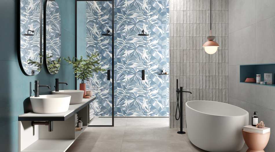 RONDINE LUDO DECORO TROPICALE J91060 PŁYTKA ŚCIENNA 60X120