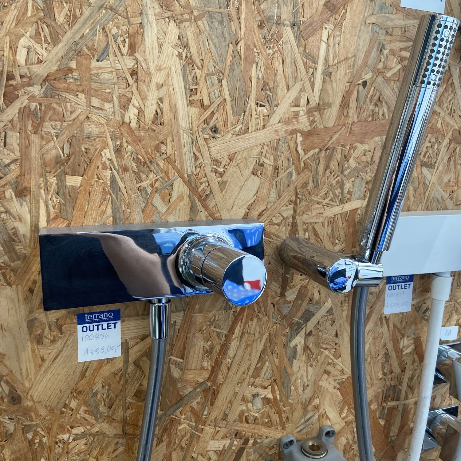 OUTLET: FIMA F3855CR FLUID, BATERIA PRYSZNICOWA Z&nbsp;MAŁYM ZESTAWEM, CHROM