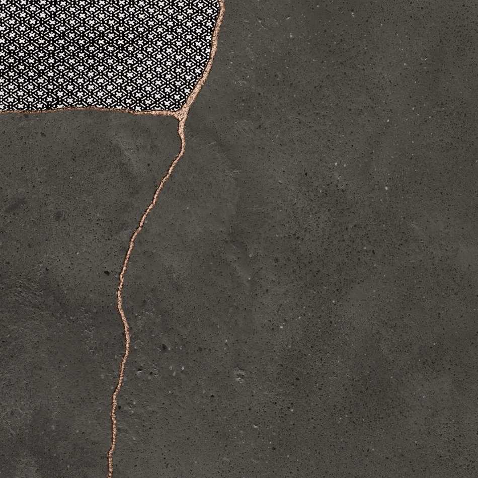 FIORANESE KINTSUGI JAPAN HIBI DARKNESS KTJ600R PŁYTKA GRESOWA 60,4X60,4