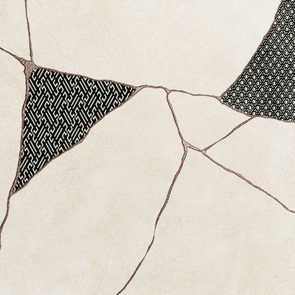 FIORANESE KINTSUGI JAPAN HIBI MOONLIGHT KTJ601R PŁYTKA GRESOWA 60,4X60,4