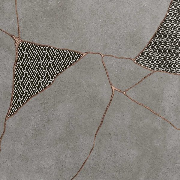 FIORANESE KINTSUGI JAPAN HIBI STORM KTJ607R PŁYTKA GRESOWA 60,4X60,4