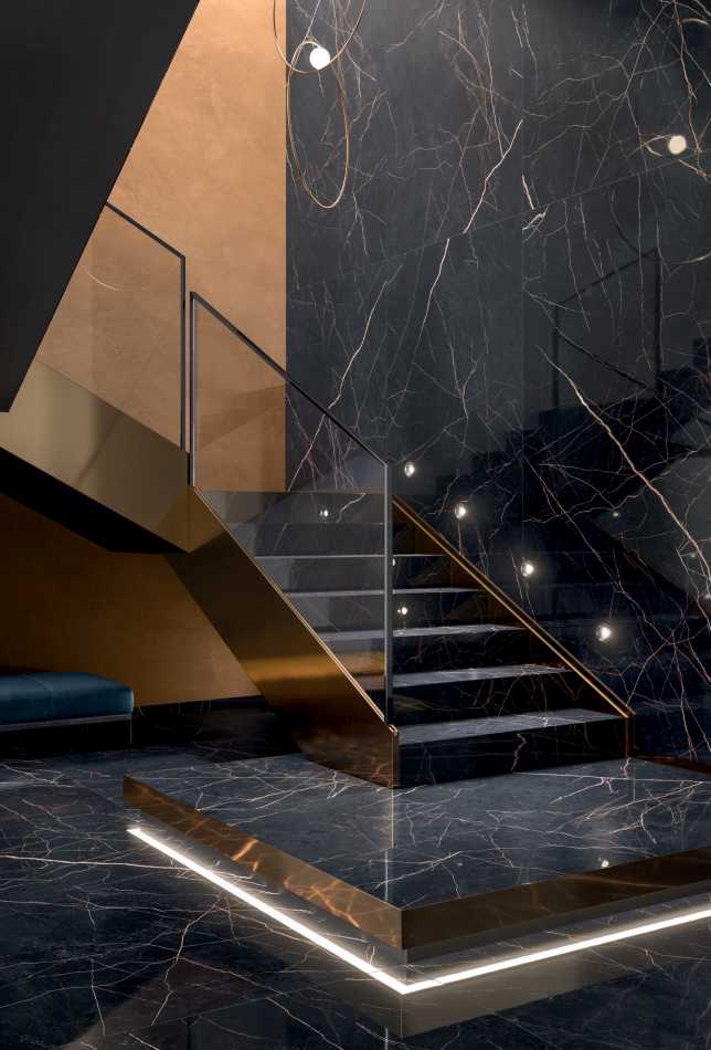 FLAVIKER SUPREME EVO NOIR LAURENT LUX 0008712 PŁYTKA GRESOWA 120X280