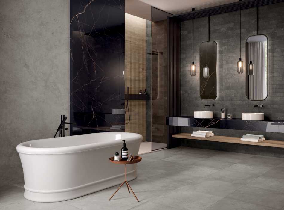 FLAVIKER SUPREME EVO NOIR LAURENT LUX 0008712 PŁYTKA GRESOWA 120X280