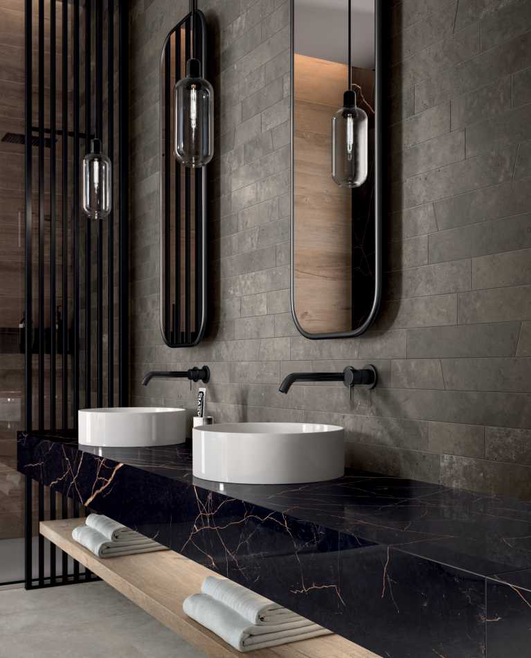 FLAVIKER SUPREME EVO NOIR LAURENT LUX 0008712 PŁYTKA GRESOWA 120X280