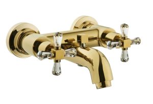 VITRA A41666EXP JUNO SWAROVSKI, BATERIA WANNOWO-PRYSZNICOWA, CHROM, POKRĘTŁA SWAROVSKI