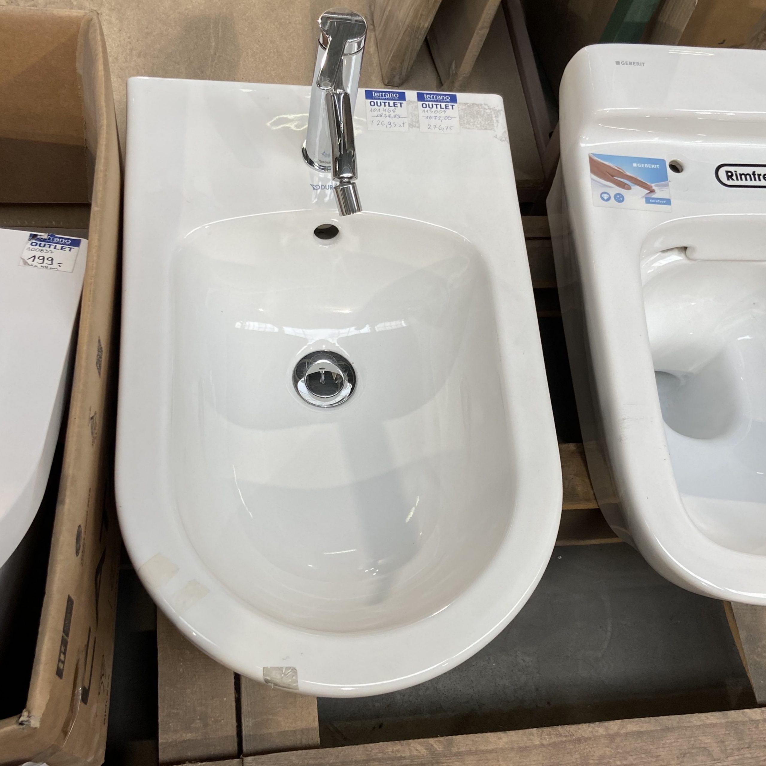 OUTLET: DURAVIT C12400001010 C.1 BATERIA BIDETOWA, CHROM