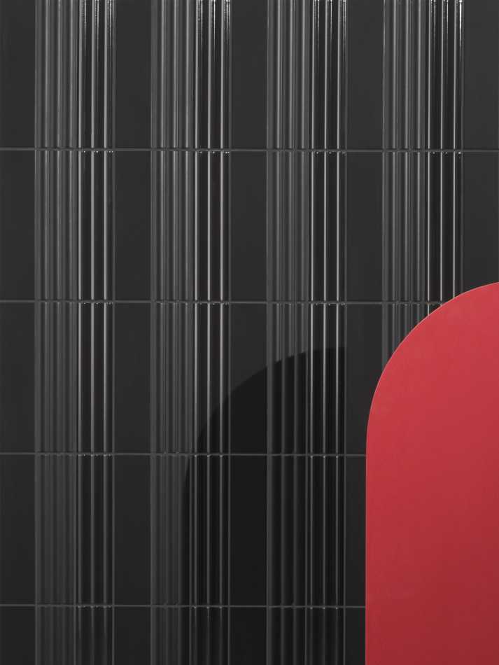 QUINTESSENZA BASSA MAREA NERO MAR117L PŁYTKA ŚCIENNA 7,5X30