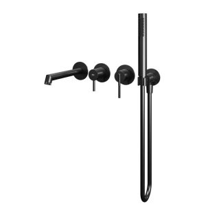 EMPORIA RIO 01032BN BATERIA WANNOWA 4-OTWOROWA , PODTYNKOWA , GUN METAL