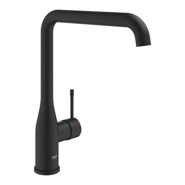 GROHE ESSENCE 30505KF0 BATERIA KUCHENNA Z&nbsp;WYCIĄGANĄ WYLEWKĄ , PHANTOM BLACK