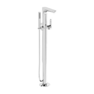 VITRA ROOT ROUND A42741EXP BATERIA WANNOWA WOLNOSTOJĄCA Z ELEMENTEM PODŁOGOWYM , CHROM