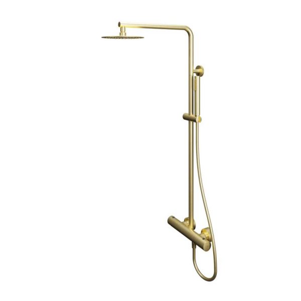 EMPORIA 0401201GN ZESTAW PRYSZNICOWY TERMOSTATYCZNY , ZŁOTY SZCZOTKOWANY