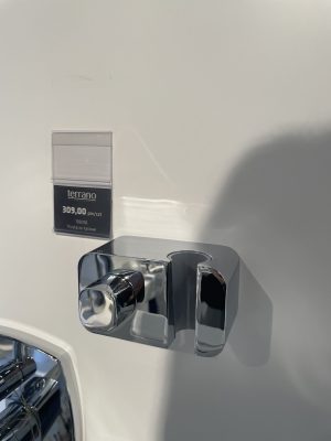 KLUDI 655610500 A-QA PRZYŁĄCZE KĄTOWE Z UCHWYTEM NATRYSKOWYM, CHROM