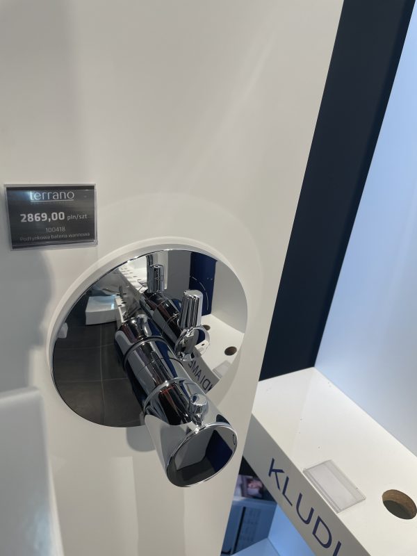 OUTLET: KLUDI BALANCE 528300575 BATERIA PODTYNKOWA WANNOWO-PRYSZNICOWA Z&nbsp;TERMOSTATEM, CHROM