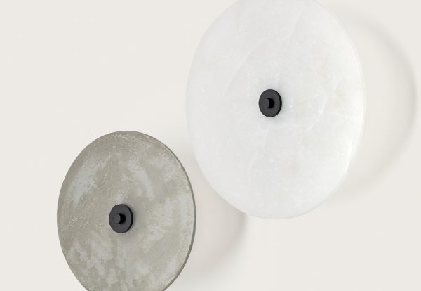 AROMAS KINKIET A1255/25 SUAL LED 9W 3000K DYSK ALABASTER 25cm