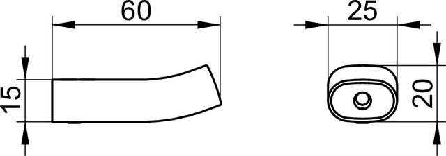 OUTLET: KEUCO EDITION 400 11514010000 HACZYK POJEDYNCZY