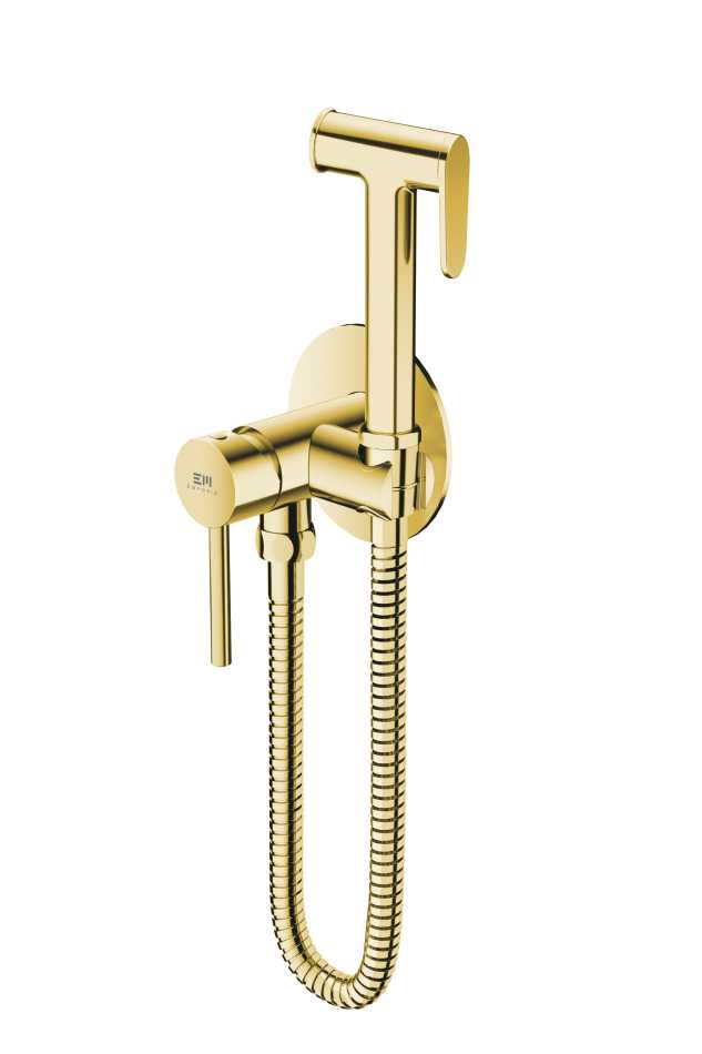 EMPORIA FLY 03021GD ZESTAW BIDETTA ŚCIENNA , ZŁOTY