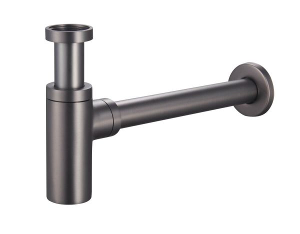 EMPORIA HF6009-GBM SYFON UMYWALKOWY OKRĄGŁY, REGULOWANY, GUN METAL