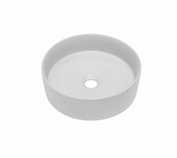 EMPORIA RIO 36 8501 UMYWALKA CERAMICZNA NABLATOWA RYFLOWANA 360X360X115