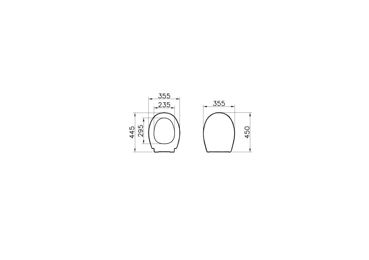 VITRA S20 84-003-019 DESKA WC SOFT CLOSE (DO&nbsp;MISKI ARKITEKT DLA NIEPEŁNOSPRAWNYCH)