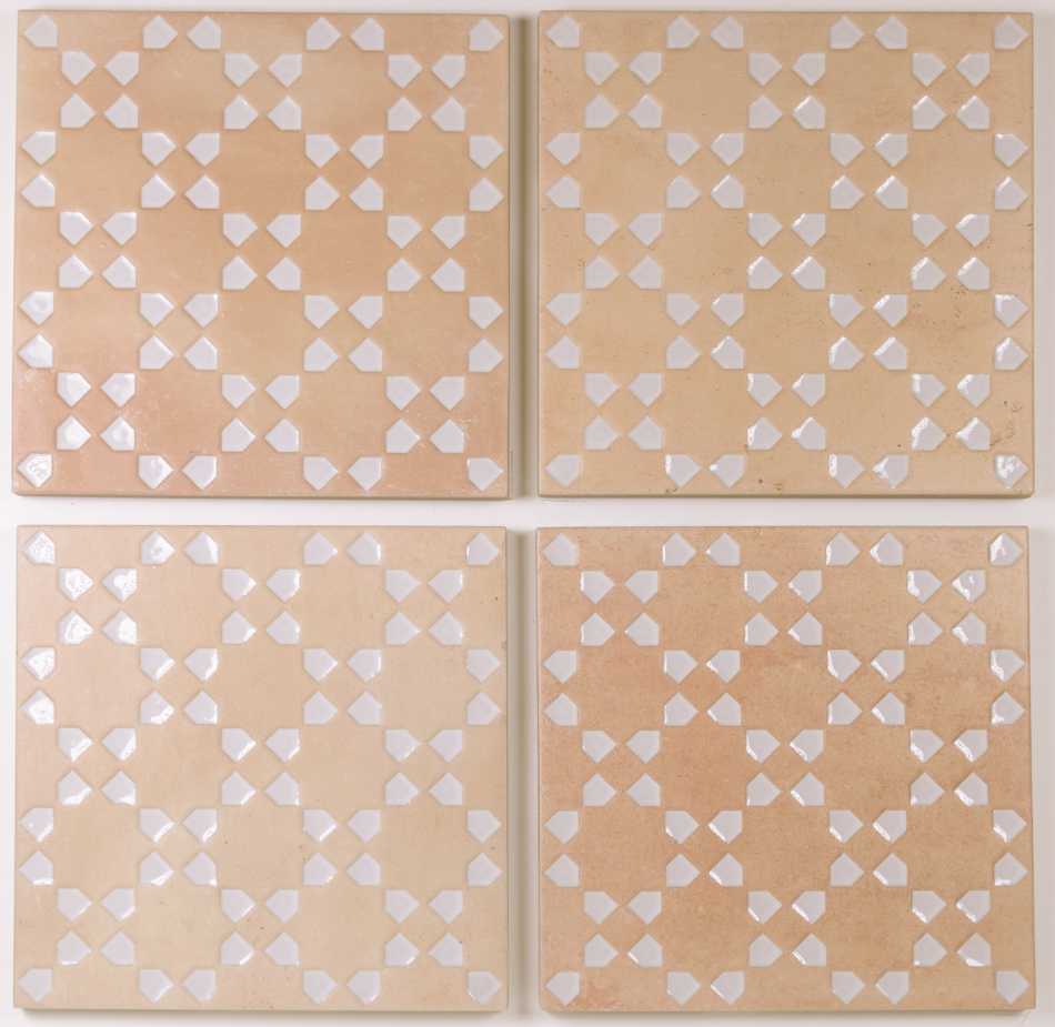 WOW BEJMAT DECOR BISCUIT WHITE 125062 PŁYTKA CERAMICZNA 15X15