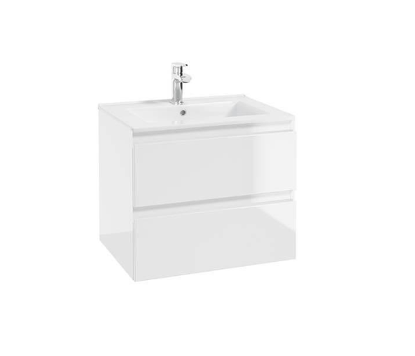 DEFRA COMO 123-D-06055 SZAFKA D60 PODWIESZANA, BIAŁY POŁYSK, SYSTEM SAMODOMYKAJĄCY